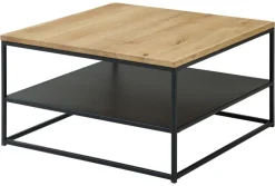 QUARTIER Couchtisch TILDA 75x75 cm Eiche massiv