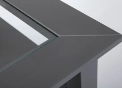 Couchtisch VALENTIN 75x45x75 cm Massivholz Kiefer grau