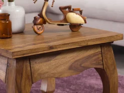 Couchtisch 60x60x40 cm braun