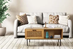 Couchtish 110 x 59 cm braun