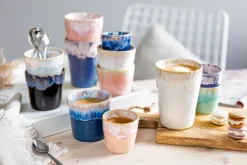 CreaTable Becher GRESPRESSO blau
