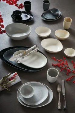 CreaTable Dipschale PIETRA Keramik graphitgrau