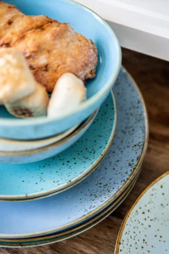 CreaTable Kombiservice NATURE COLLECTION AQUA 16-teilig blau