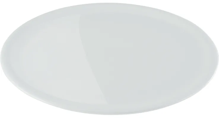 CreaTable Pizzateller EUROPA 35 cm Porzellan weiß