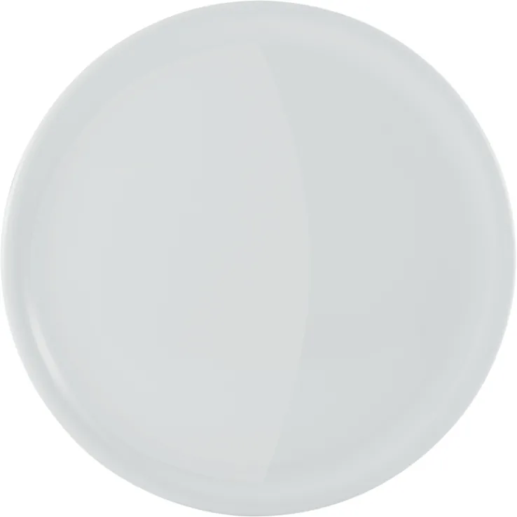 CreaTable Pizzateller EUROPA 35 cm Porzellan weiß