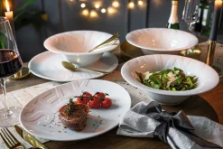 CreaTable Pizzateller GOURMET 32 cm Porzellan weiß