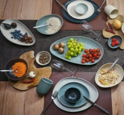 CreaTable Schale PIETRA Keramik schwarz