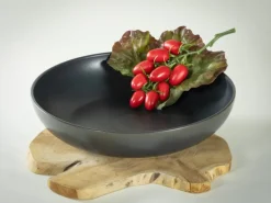 CreaTable Servierschale UNO 33 cm Steingut schwarz