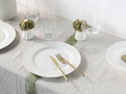 CreaTable Speiseteller FLEUR ROYAL 6er Set creme weiß
