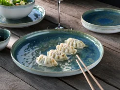 CreaTable Speiseteller YUKI 6er Set 28 cm Hochwertiges Steinzeug