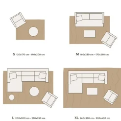Designerteppich PABLO 155 x 230 cm grau/beige