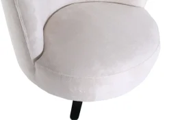 INTERhome Drehsessel JIM-S Chenille-Bezug beige/schwarz