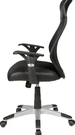 Drehstuhl NIKO Silberfarbig/ Schwarz