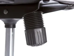 Drehstuhl PASCAL schwarz/chromfarbig 59 x 111-121x 61 cm