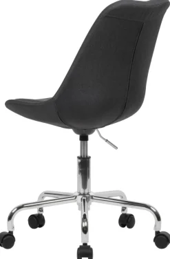 Drehstuhl schwarz/ silberfarbig