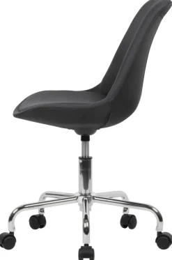 Drehstuhl schwarz/ silberfarbig