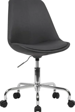 Drehstuhl schwarz/ silberfarbig