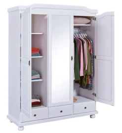 Drehtürenschrank OSKAR 150 x 198 cm weiß