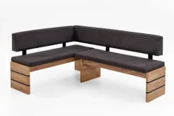 Eckbank MARIE 155 x 205 cm Microfaser Arizona Graphit