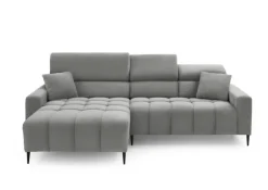 QUARTIER Ecksofa EASY 180 x 256 cm hellgrau