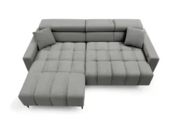 QUARTIER Ecksofa EASY 180 x 256 cm hellgrau