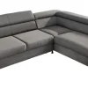 QUARTIER Ecksofa LONIGO 247 x 196 cm grau
