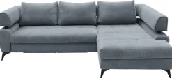 Ecksofa PARIS 267 x 188 cm graublau