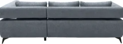 Ecksofa PARIS 267 x 188 cm graublau