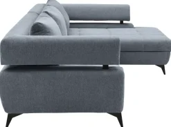 Ecksofa PARIS 267 x 188 cm graublau