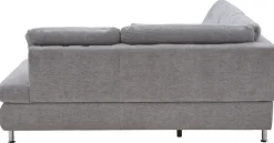 YoungLife by systempolster Ecksofa SEVRAN 242 x 210 cm alu