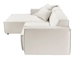 QUARTIER Ecksofa UPPER EAST 168 x 276 cm weiß