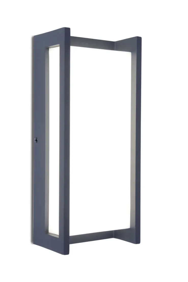 ECO-LIGHT LED Außenleuchte QUBO Alu anthrazit