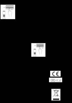 ECO-LIGHT LED Außenwandleuchte GEMINI BEAMS 11 cm schwarz