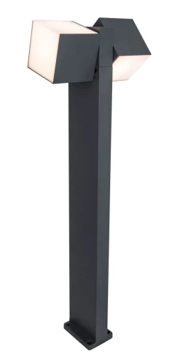 ECO-LIGHT LED Wegeleuchte CUBA 2-flg anthrazit