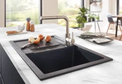 Einbauspüle TION schwarz