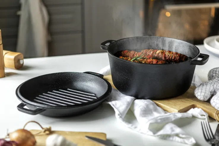 ELO mit Freude kochen! ELO Brottopf 26 cm Gusseisen schwarz