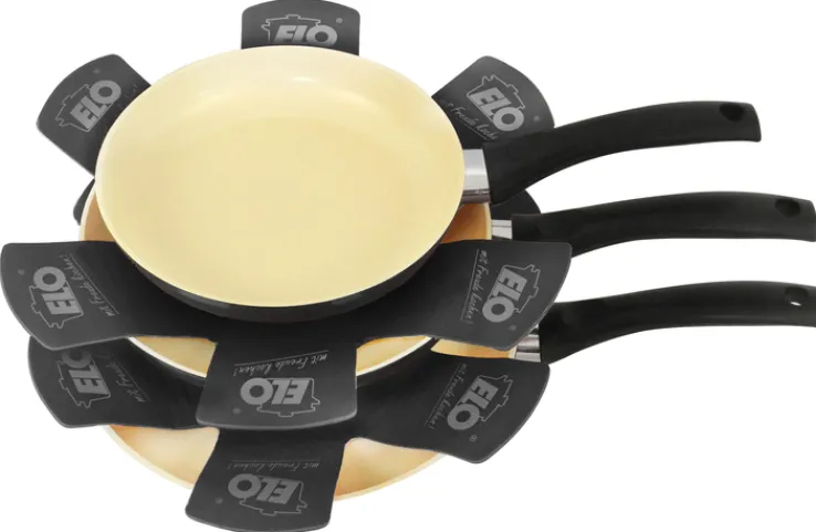 ELO mit Freude kochen! ELO Pfannenschoner PRO TEC 2-teilig Textil schwarz