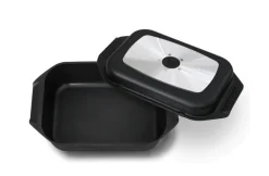 ELO mit Freude kochen! ELO Rechteckbräter KARREE 42x26 cm Aluguss schwarz