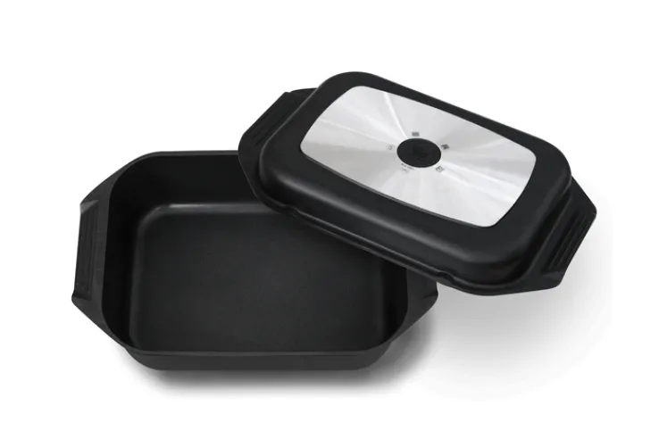 ELO mit Freude kochen! ELO Rechteckbräter KARREE 42x26 cm Aluguss schwarz