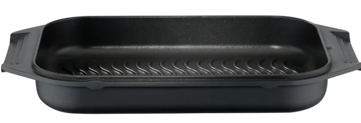 ELO mit Freude kochen! ELO Rechteckbräter KARREE 42x26 cm Aluguss schwarz