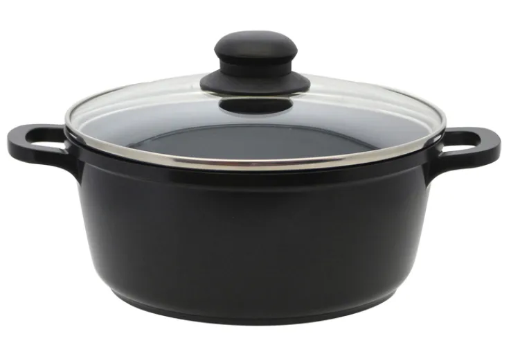 ELO mit Freude kochen! ELO Topf-Set BLACK CAST 4-teilig Aluguss schwarz