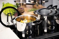 ELO mit Freude kochen! ELO Topfset RONDELLO 4-teilig Metall Silber