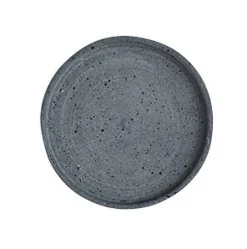 ENGELS KERZEN Kerzenteller BENNY 13 cm anthrazit