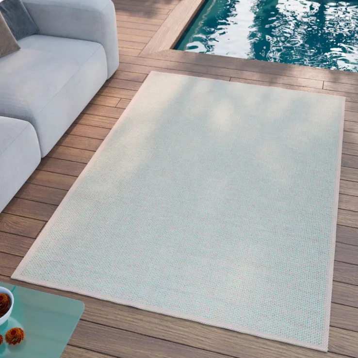 ESPRIT Outdoorteppich MIDLAND 120 x 170 cm beige/türkis