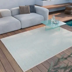 ESPRIT Outdoorteppich MIDLAND 120 x 170 cm beige/türkis