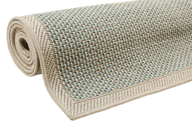 ESPRIT Outdoorteppich MIDLAND 120 x 170 cm beige/türkis