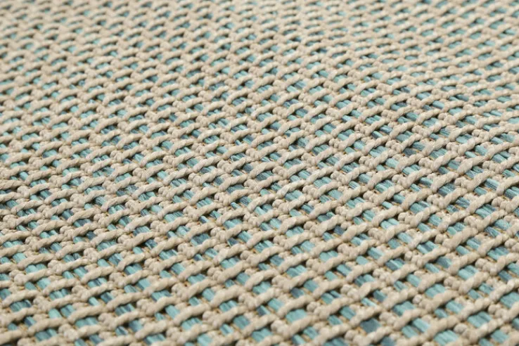 ESPRIT Outdoorteppich MIDLAND 120 x 170 cm beige/türkis