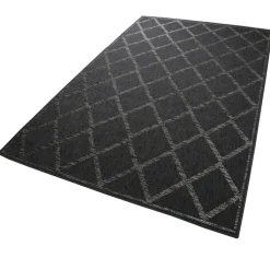 ESPRIT Outdoorteppich RHOMB 120 x 170 cm blau/grau