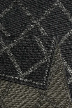 ESPRIT Outdoorteppich RHOMB 120 x 170 cm blau/grau