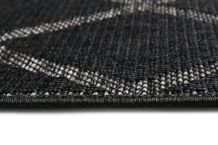 ESPRIT Outdoorteppich RHOMB 120 x 170 cm blau/grau